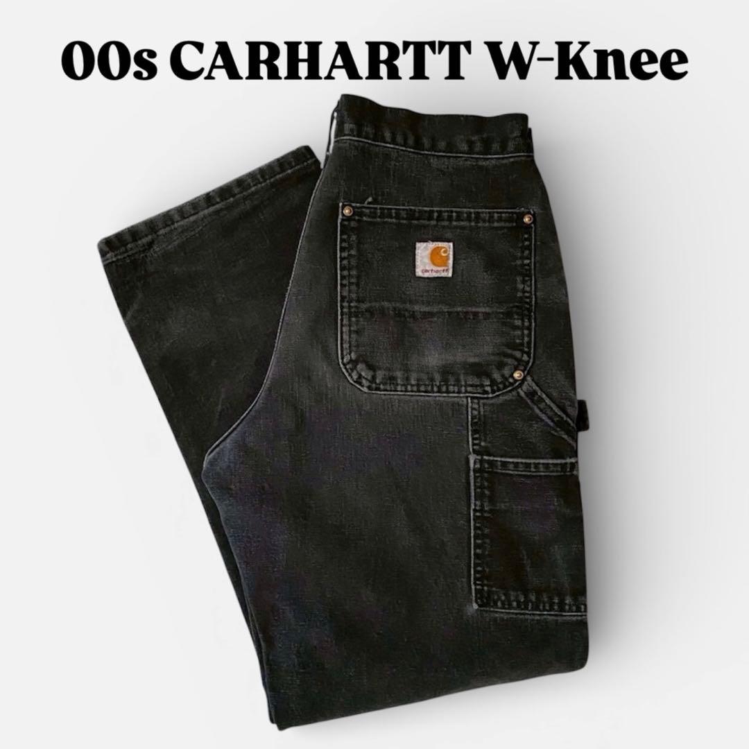 00s カーハート ダブルニーダックペインター ブラック 31×30