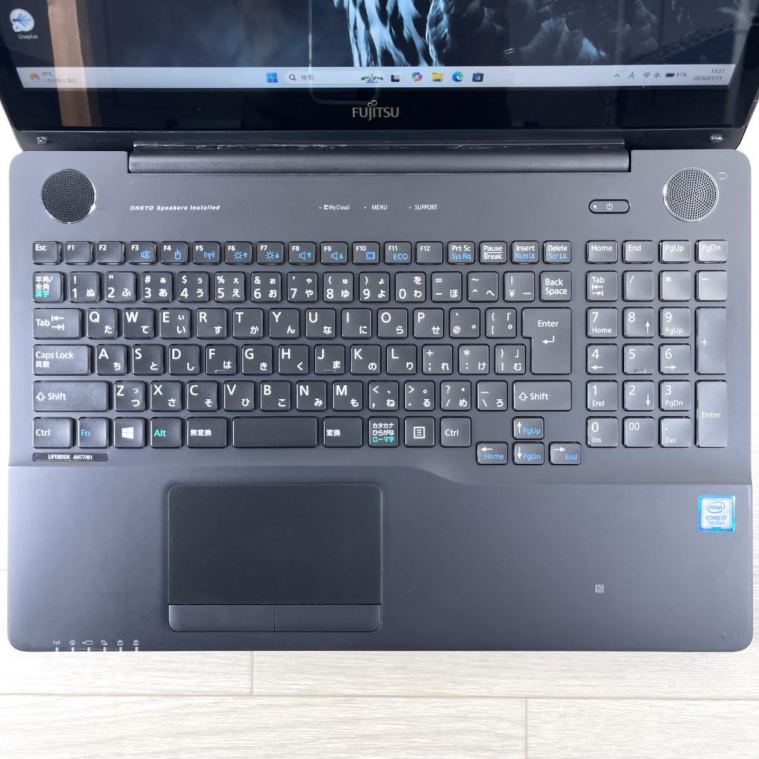 ★めーちゃん様 取り置き商品★富士通 i7 高速SSD500G メモリ16