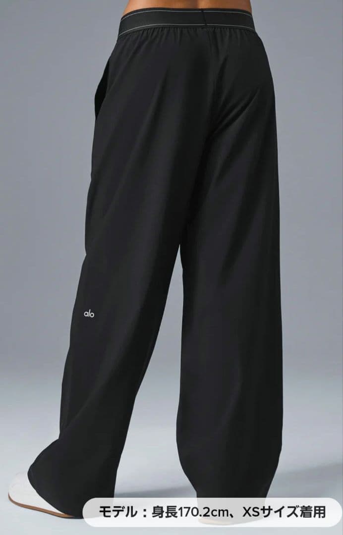 【新品未使用タグ付き】Alo Suit Up トラウザー(レギュラー)ブラック