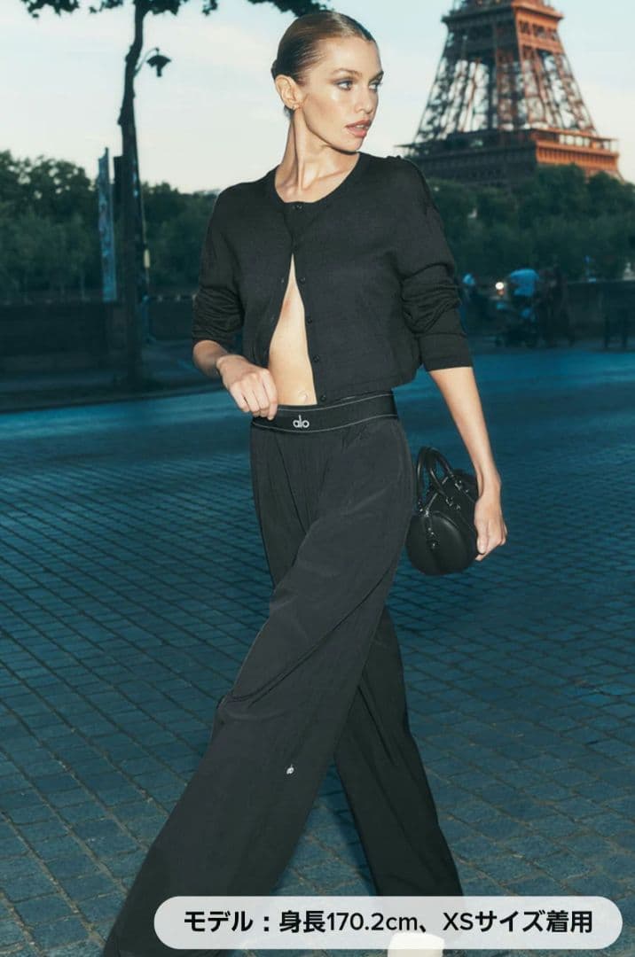 【新品未使用タグ付き】Alo Suit Up トラウザー(レギュラー)ブラック