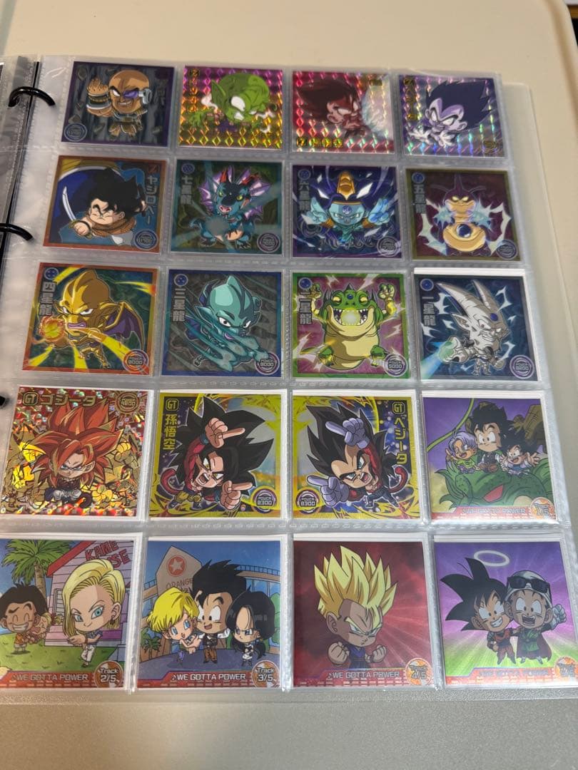 ドラゴンボール超戦士シールウエハース 超1.2.3.4.5.6.7.8.9コンプ