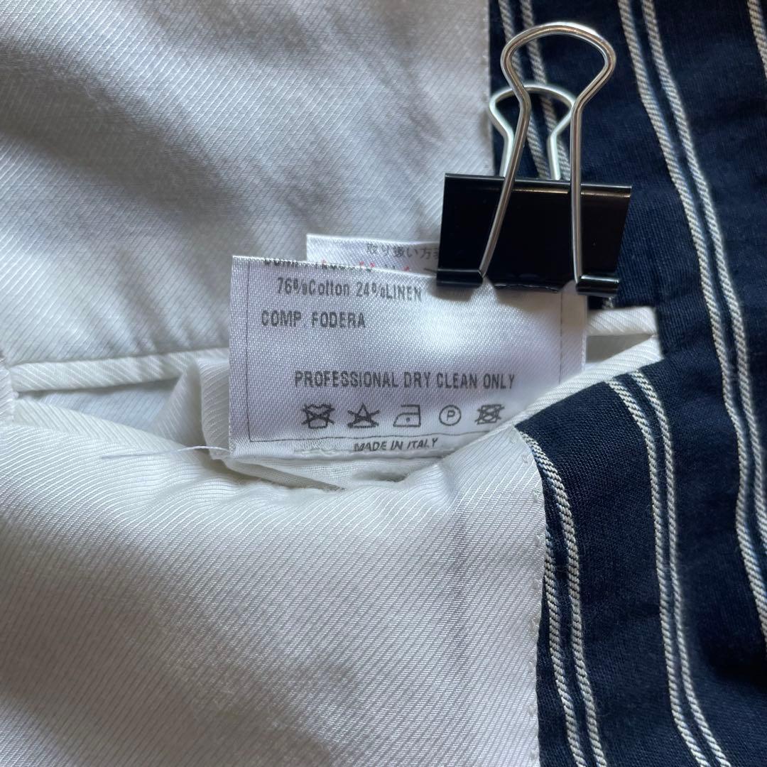 STILE LATINO コットンリネン ダブルジャケット LEO サイズ42