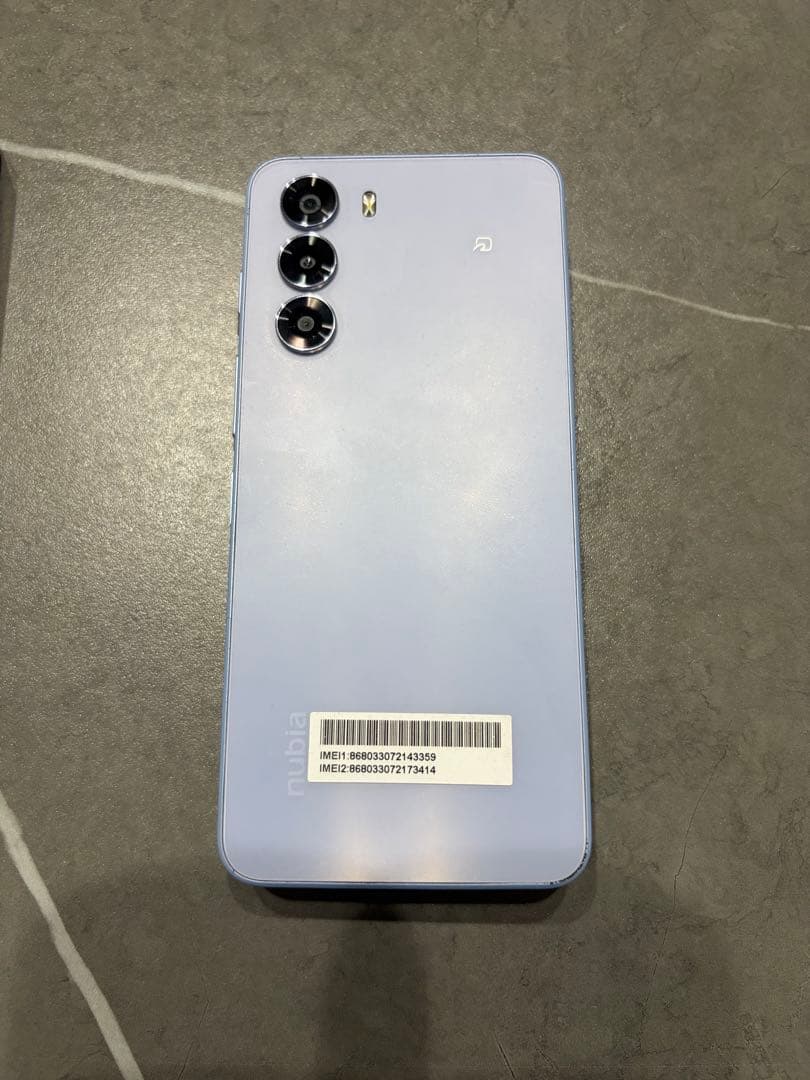 nubia S 5G Y!mobile 本体　ライトブルー