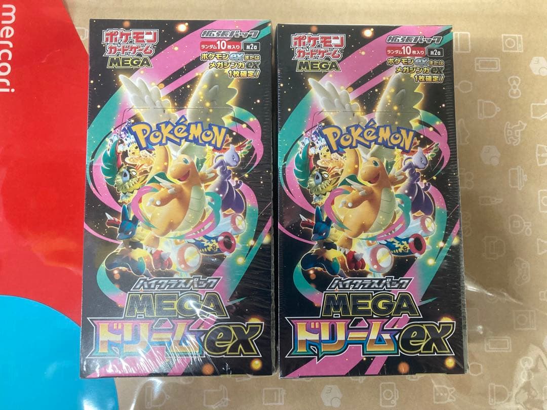 MEGAドリームex 2BOXシュリンク付き ポケモンカード