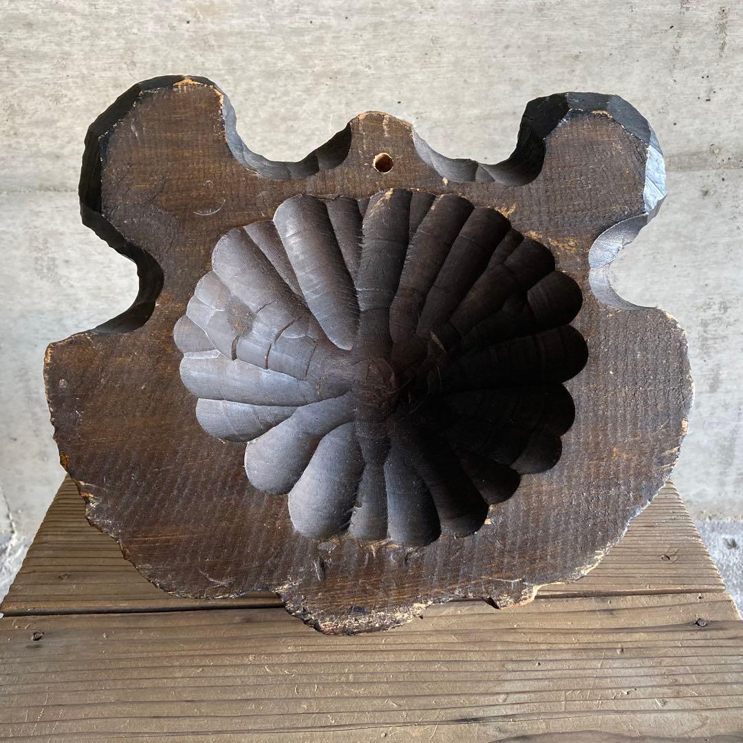 熊 ベア 壁掛け 置物 木製 木彫り 彫刻 顔 面 大型 動物 工芸品 レトロ