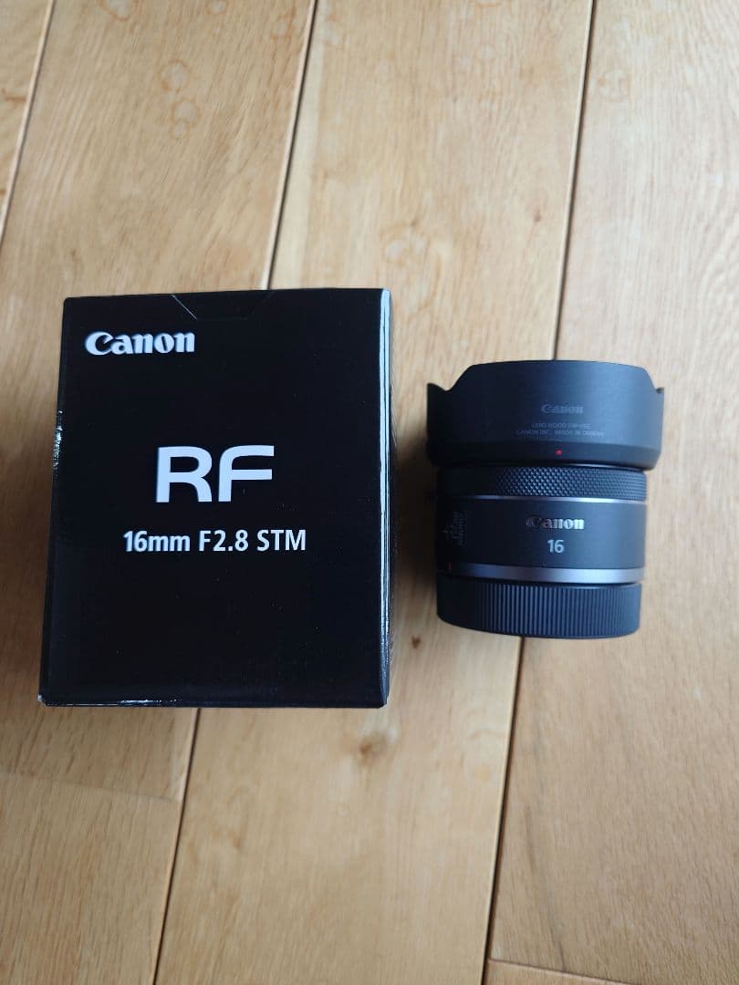 Canon RF 16mm F2.8 STM レンズ 純正フード付