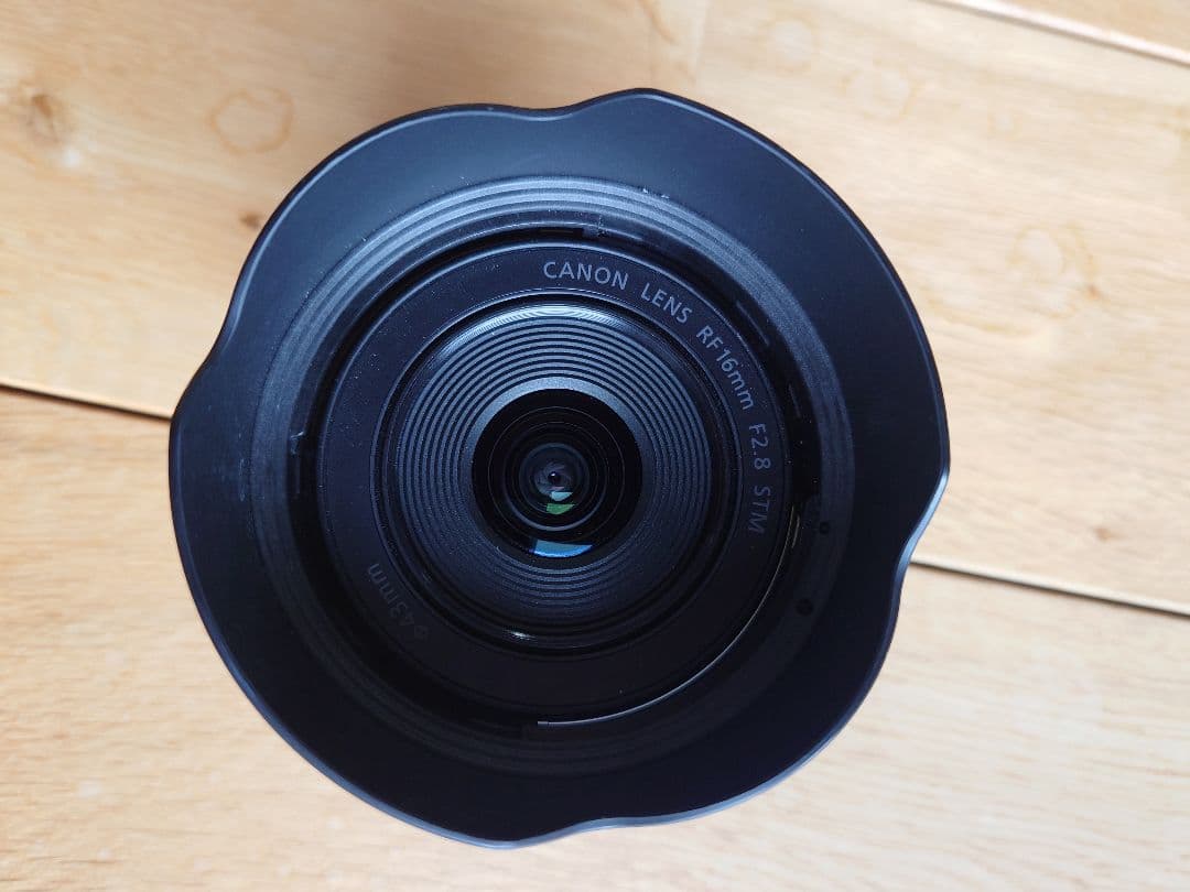 Canon RF 16mm F2.8 STM レンズ 純正フード付