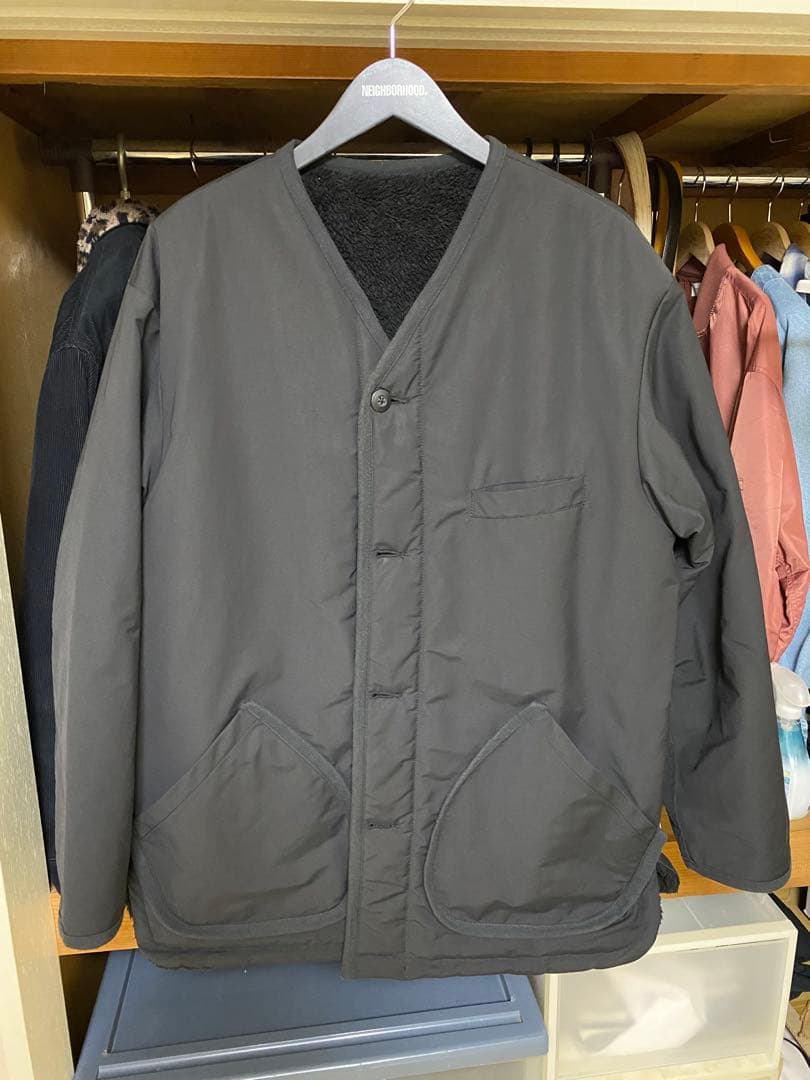 UNFRM OUTDOOR STANDARD ノーカラーリバーシブルジャケット