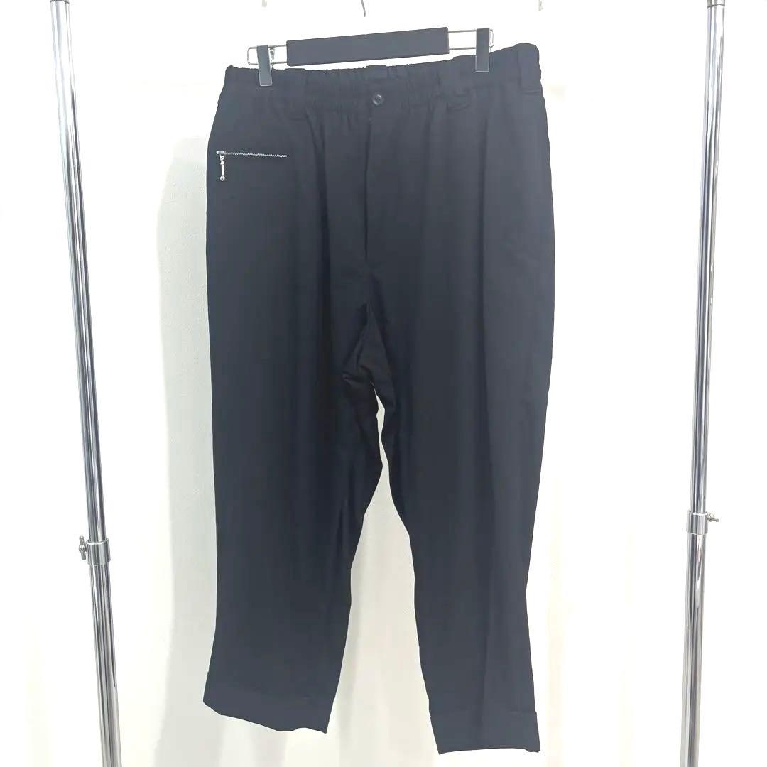 【18ss】ボールファスナー付裾マッキンパンツ　yohjiyamamoto