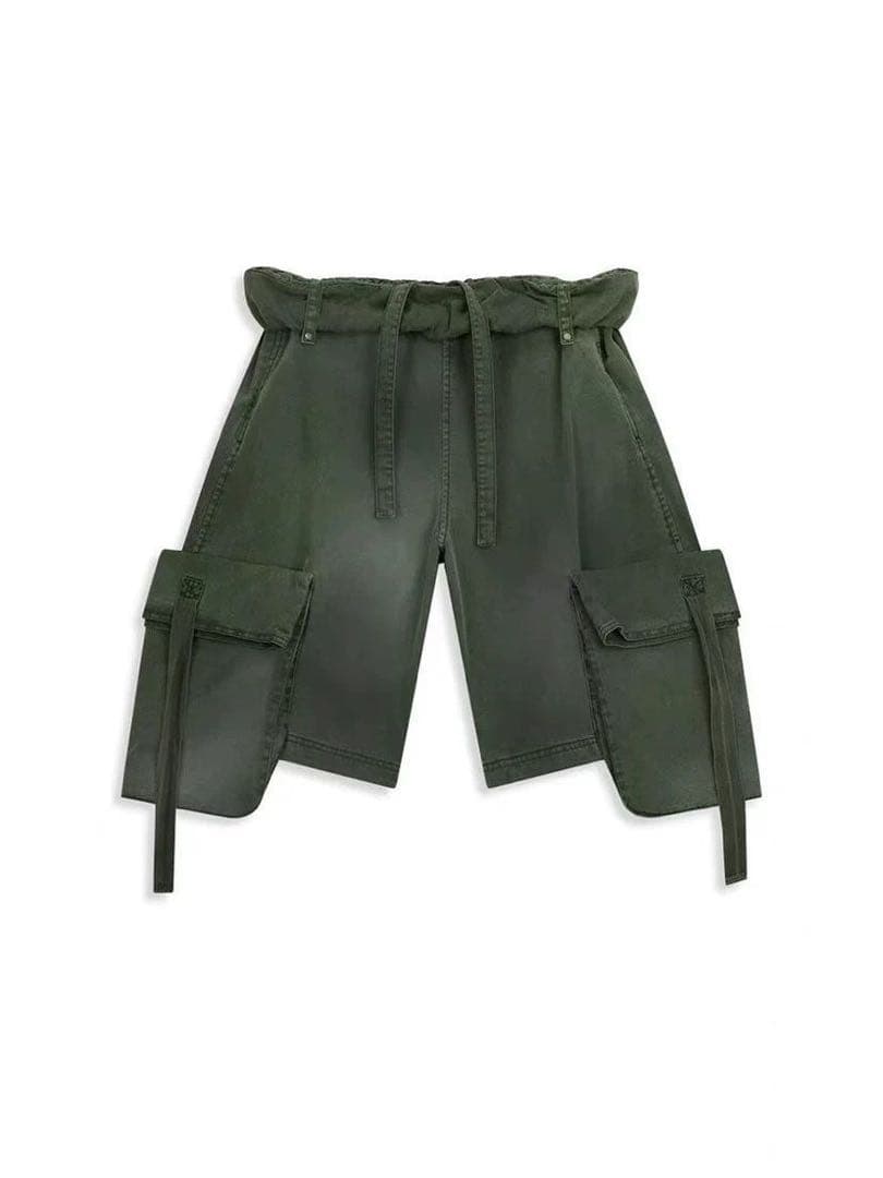 open Yy カーゴショートパンツ オリーブグリーン