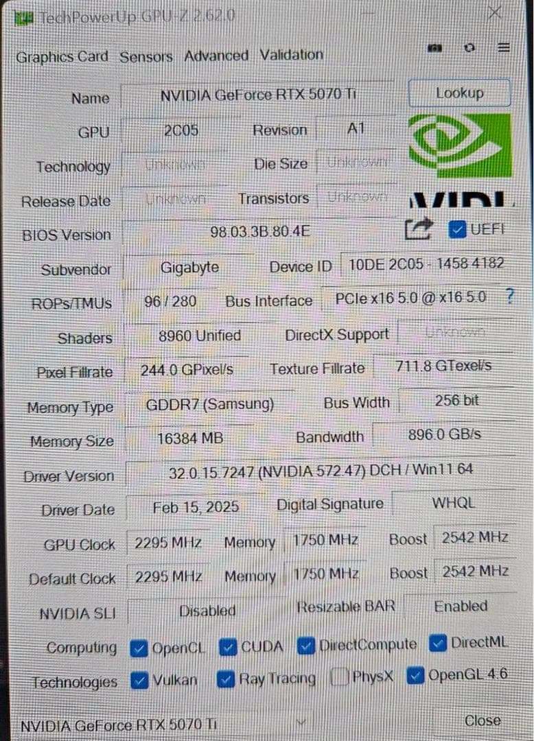 グラフィックボード・グラボ・ビデオカード GIGABYTE RTX5070Ti EAGLE OC ICE