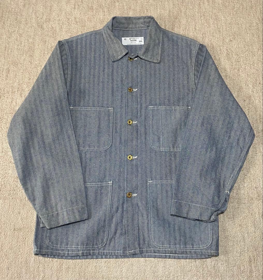 美品80s〜USA製UNIVERSAL OVERALL HBTカバーオール 40
