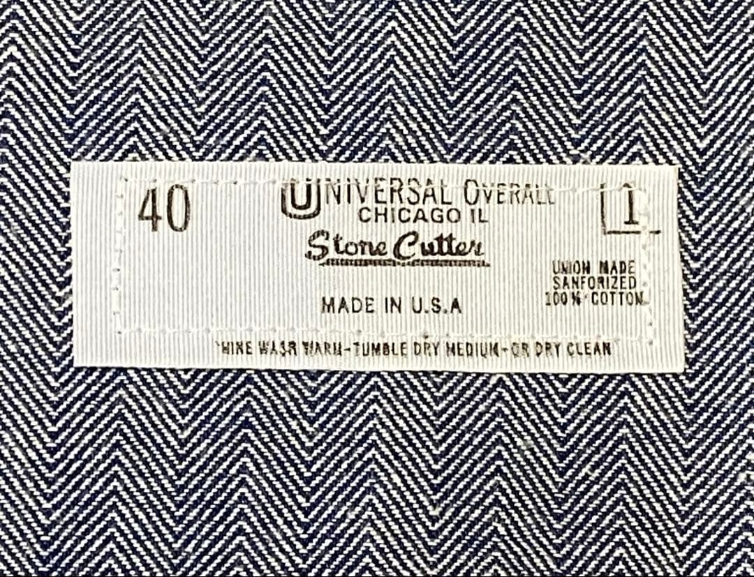美品80s〜USA製UNIVERSAL OVERALL HBTカバーオール 40