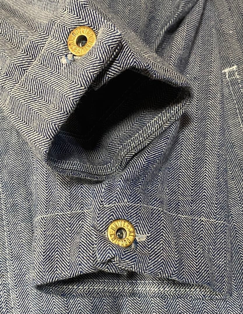 美品80s〜USA製UNIVERSAL OVERALL HBTカバーオール 40