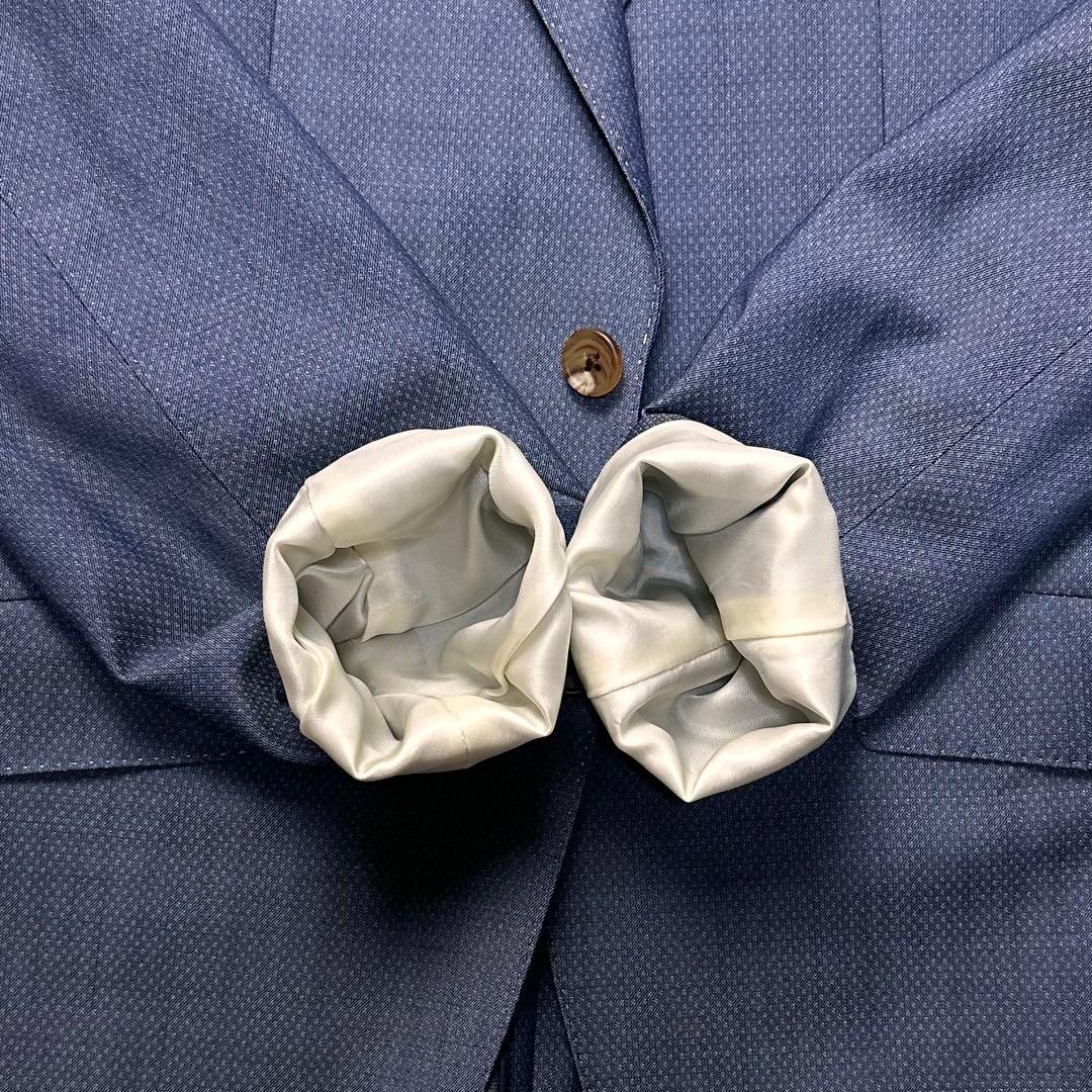 希少品 未使用級 ポールスミス ディファビオ生地 花柄 ブルー M ジャケット