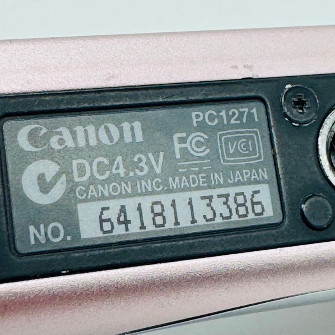 【動作確認済】Canon IXY DIGITAL 20 IS ピンク コンデジ