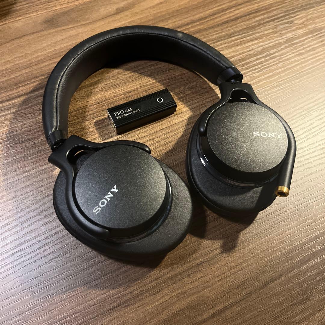 SONY 有線ヘッドホン MDR-1AM2 （DAC FiiO KA3付）