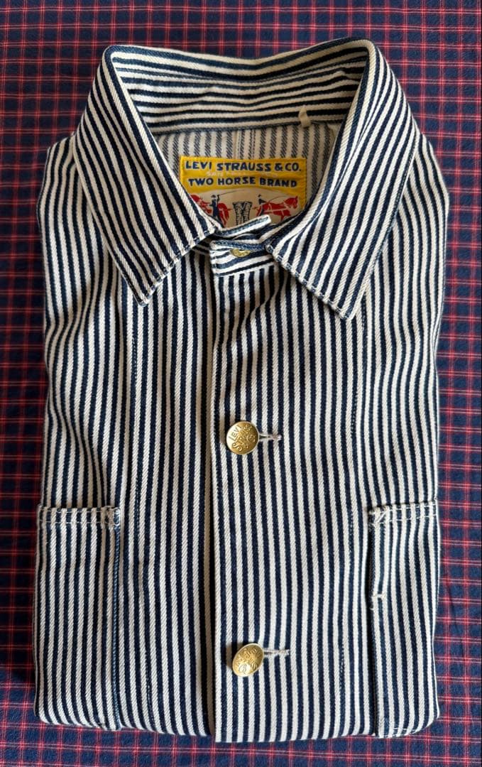 LEVI'S ストライプ トラッカージャケット