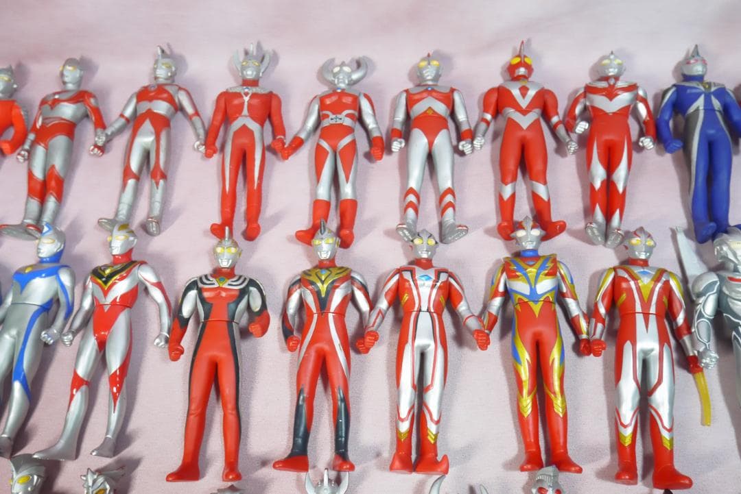 ウルトラヒーローシリーズ800　ウルトラヒーローシリーズ500　ソフビ71体