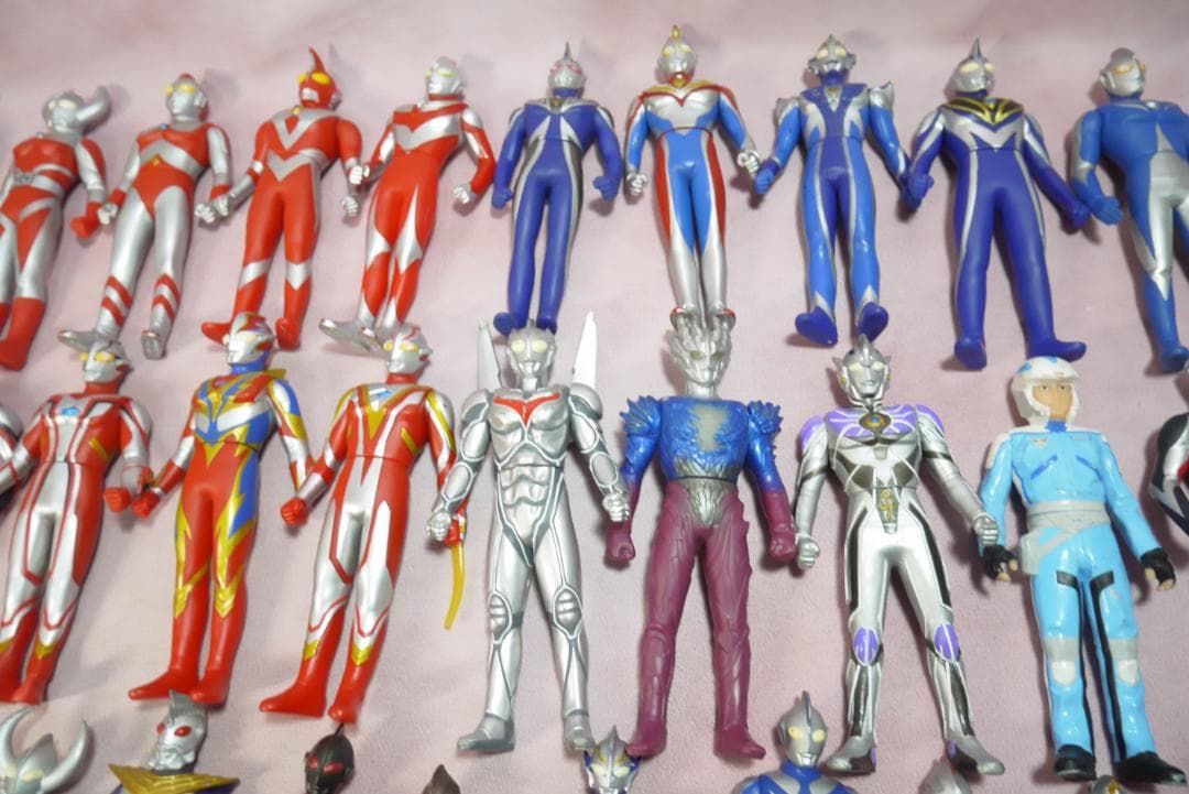 ウルトラヒーローシリーズ800　ウルトラヒーローシリーズ500　ソフビ71体