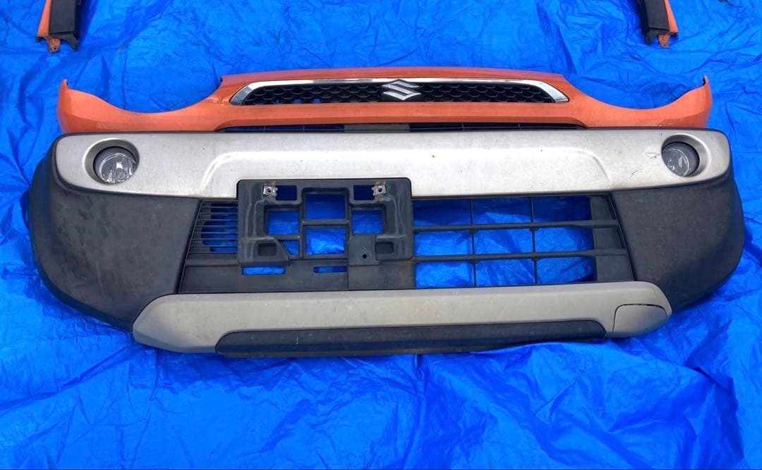 DBA-MR31S スズキ ハスラーフロントバンパー カラーコードA7K