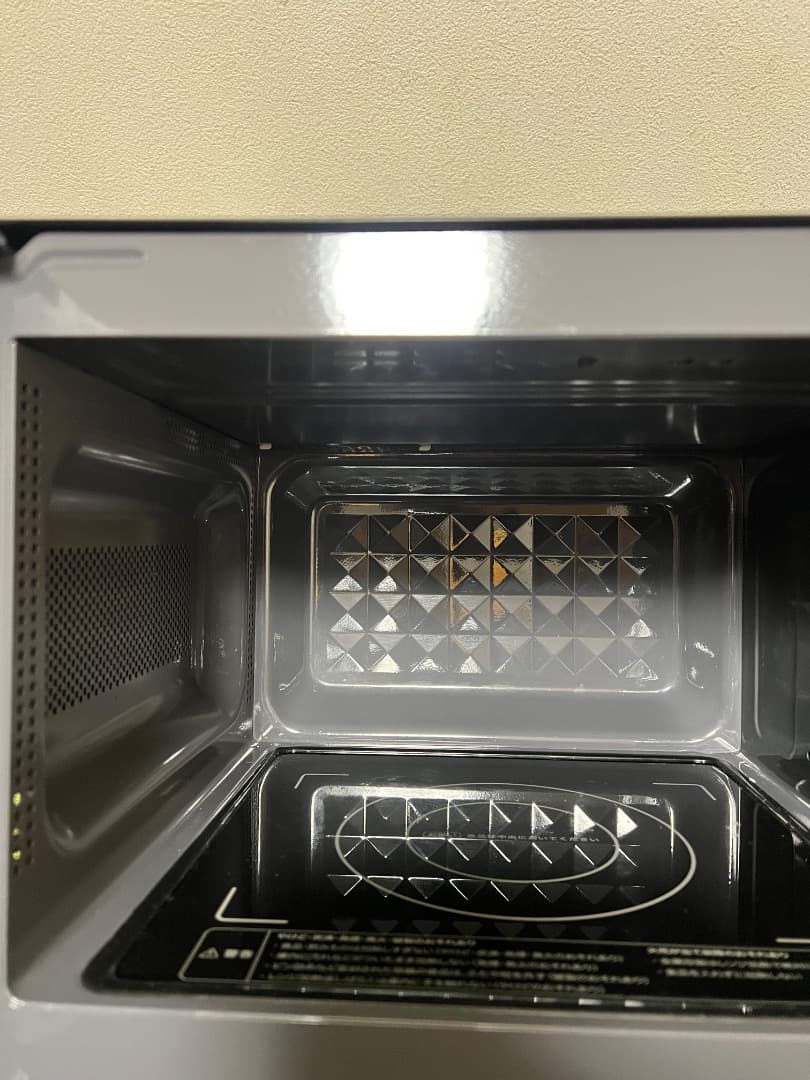 未使用近い シロカ 900W 2022年製　ヘリツフリー 18L 電子レンジ