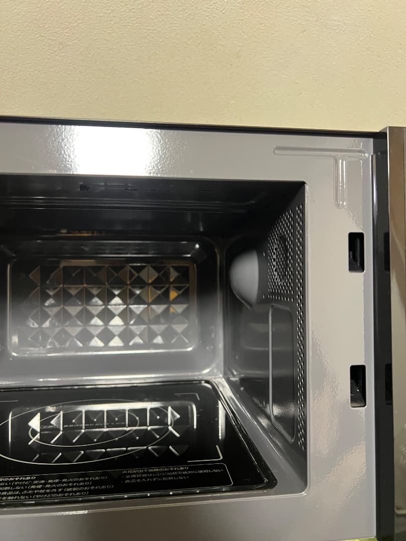 未使用近い シロカ 900W 2022年製　ヘリツフリー 18L 電子レンジ