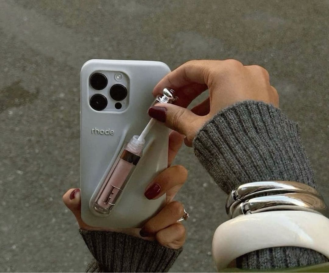 【全機種対応】 rhode iPhoneケースリップ付き