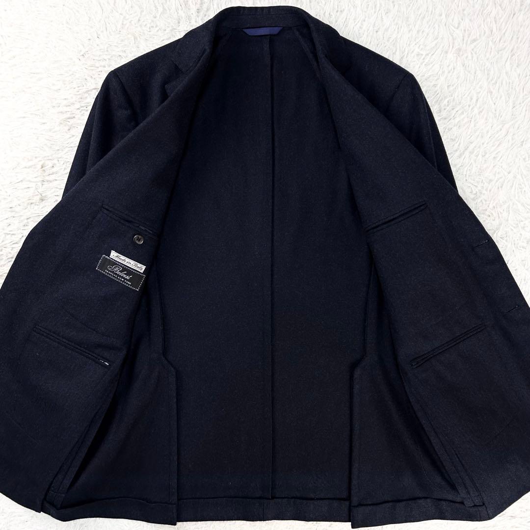 super100's トラベル メランジフランネル アンコン ベルベスト スーツ