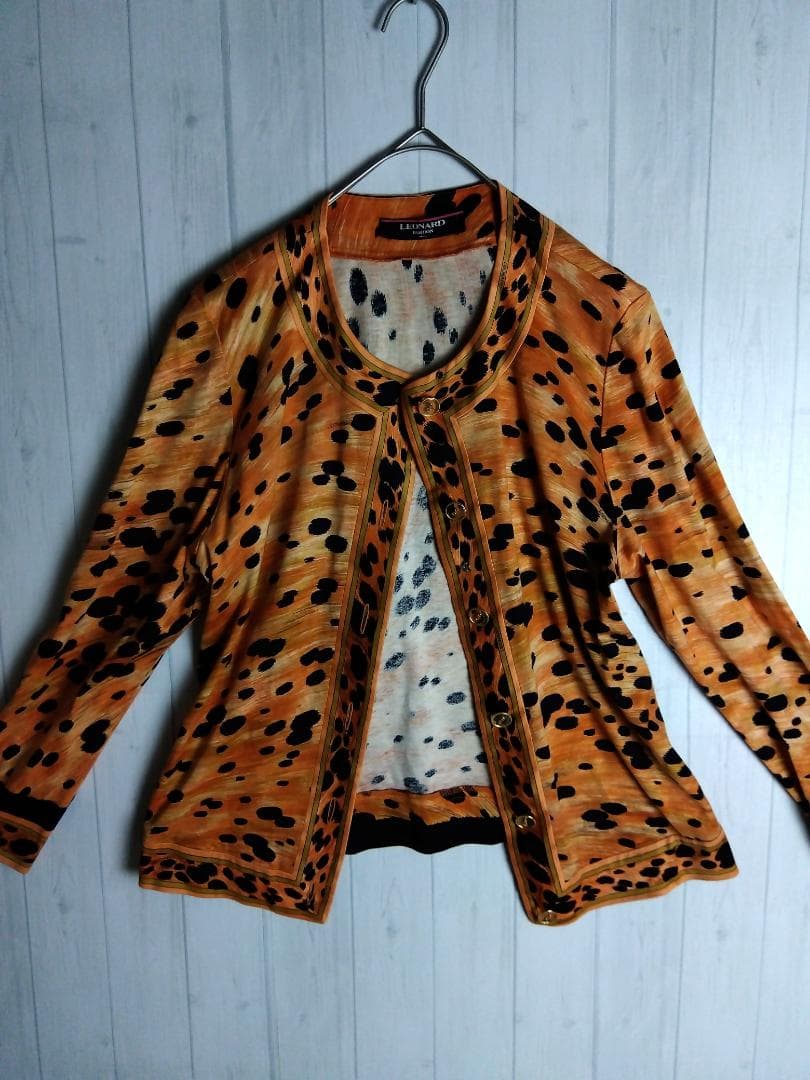 レオナール　カーディガン・チュニック