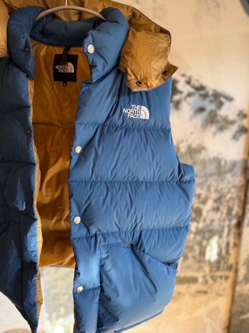 THE NORTH FACE ノースフェイス ダウンベスト メンズ L ブルー