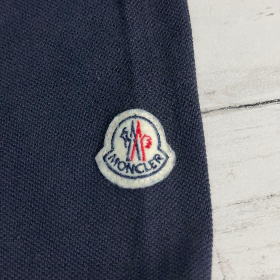 10615【美品・QR確認済み】モンクレール☆希少2XLサイズ定番ポロシャツ