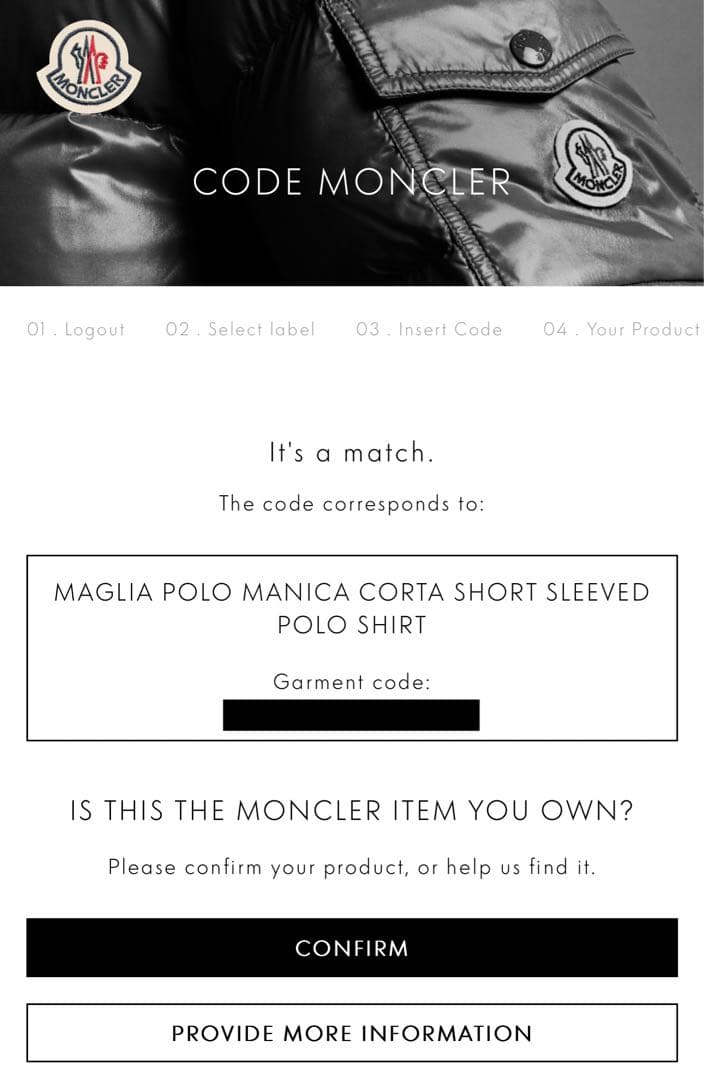 10615【美品・QR確認済み】モンクレール☆希少2XLサイズ定番ポロシャツ