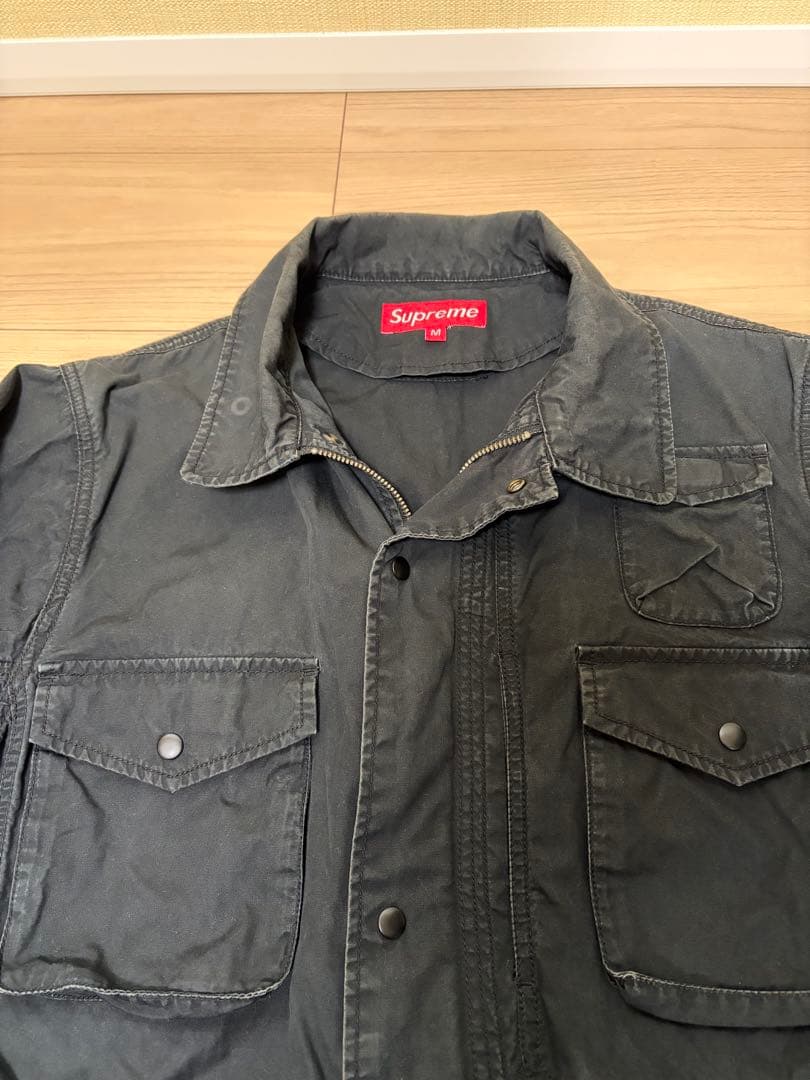 ブラックOLD Supreme MILITARY FIELD JACKET