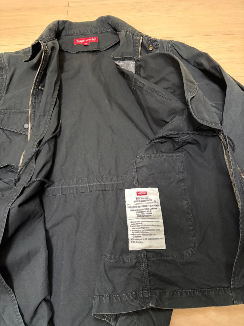 ブラックOLD Supreme MILITARY FIELD JACKET