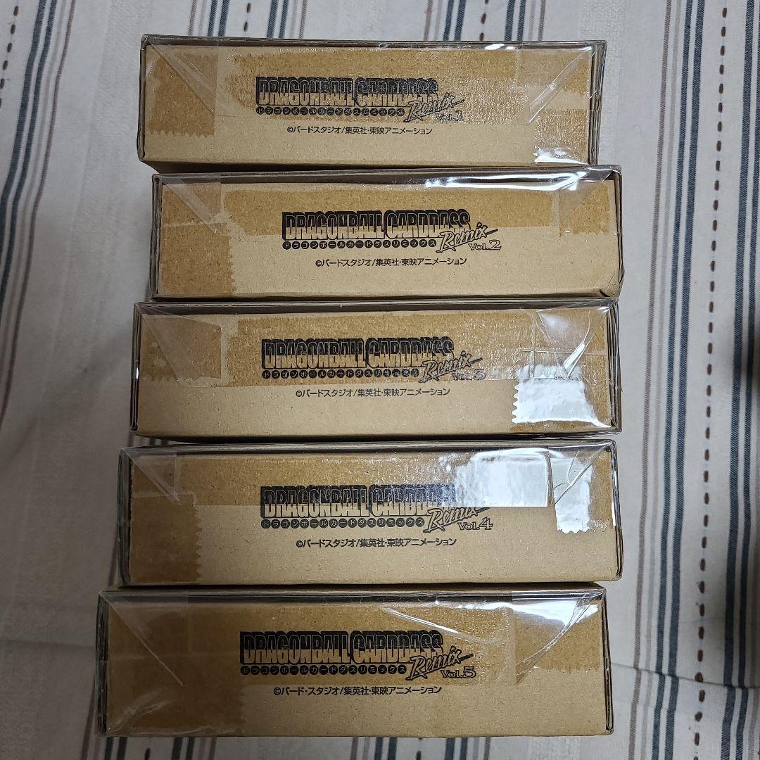 新品未開封　ドラゴンボールカードダスリミックスvol.1～vol.5