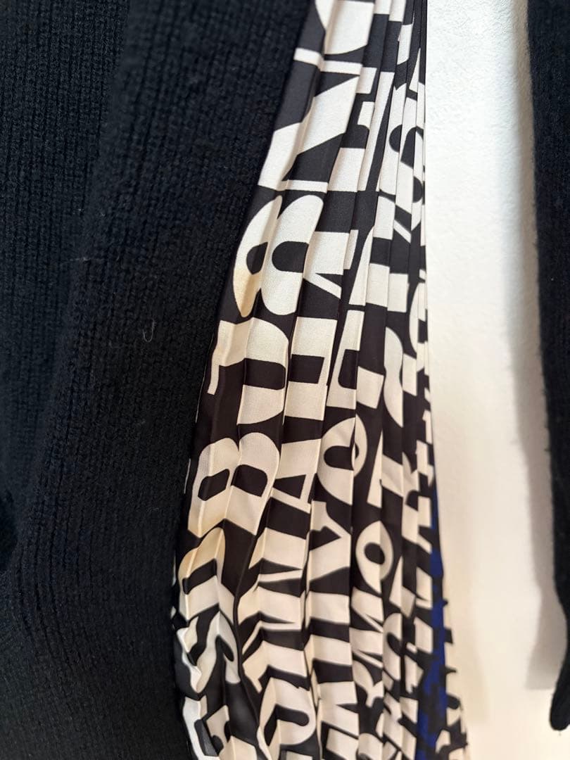 sacai ブラック カーディガン