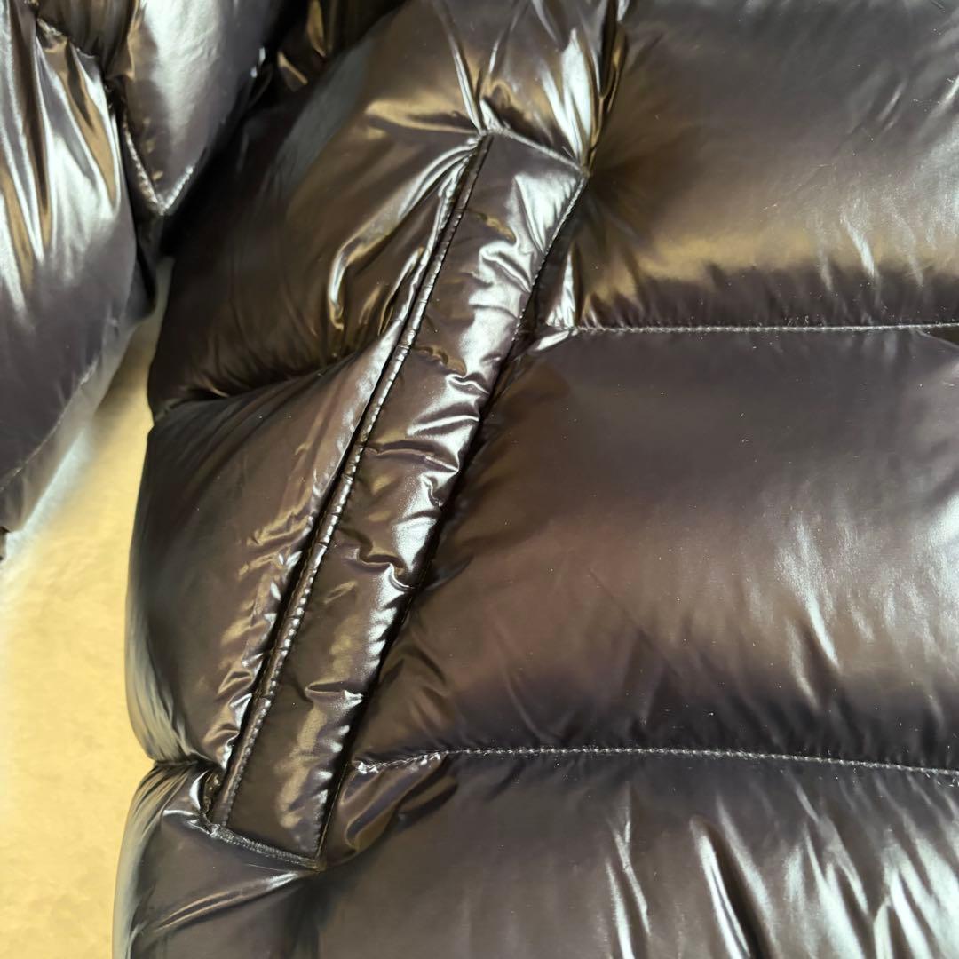 【美品】ZARAダウンジャケット パフ M ショート丈 光沢 ブラック