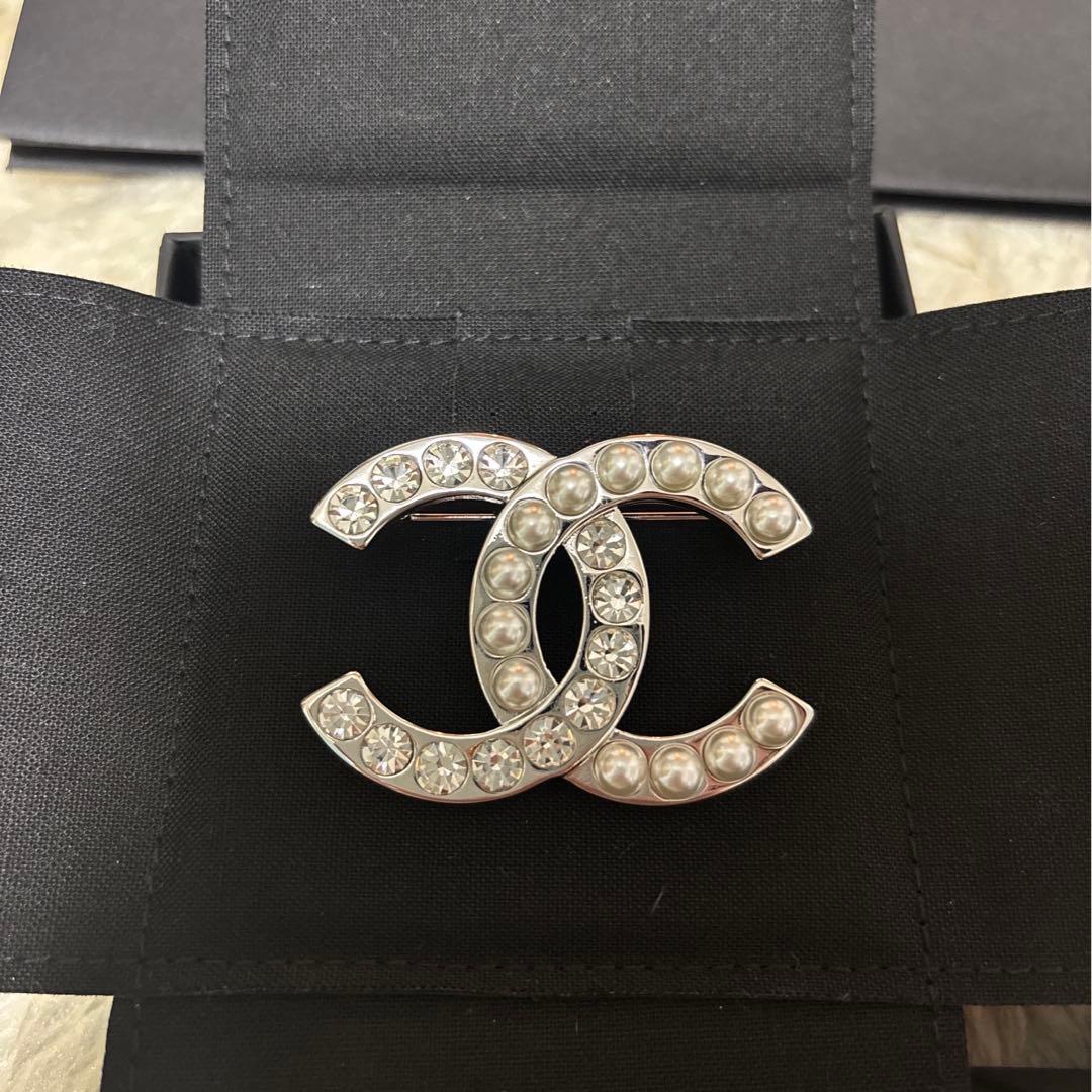 シャネル2026秋冬 最新作 現行品 パール&ストーン ブローチ 新品未使用