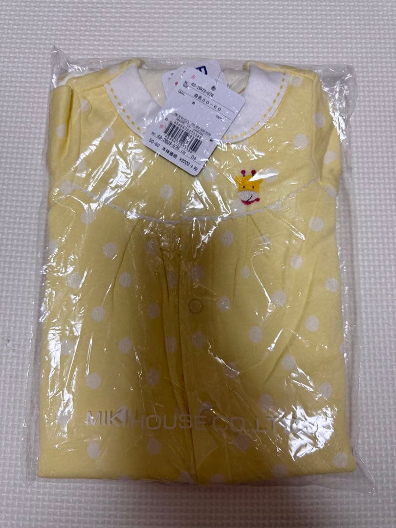 eveta　新品　ミキハウス　ツーウェイオール　50〜60 肌着セット50