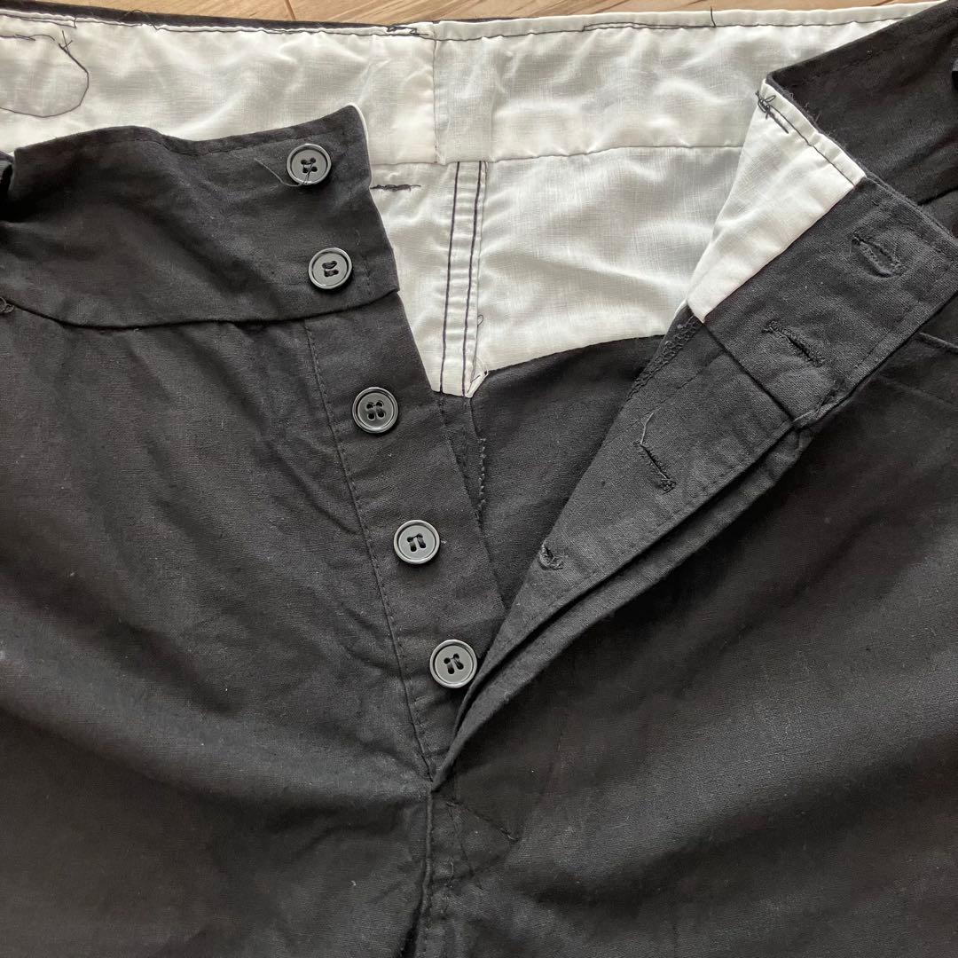 【希少 セットアップ】黒 フレンチチャイナ　チャイナシャツ