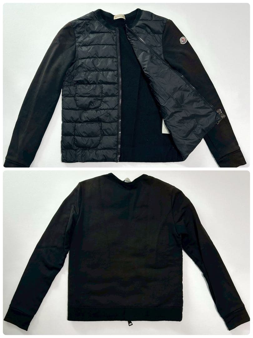 ま*ん様 在庫処分✨️ MONCLER モンクレール 異素材切替 ダウンニット