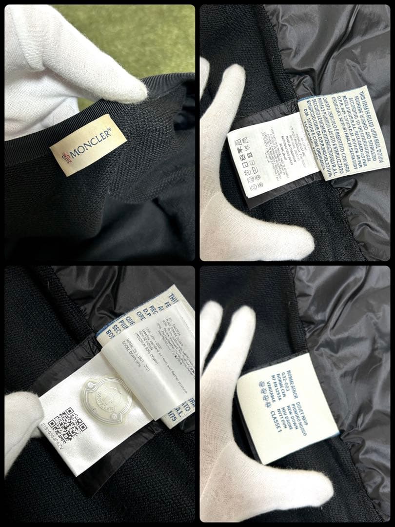 ま*ん様 在庫処分✨️ MONCLER モンクレール 異素材切替 ダウンニット
