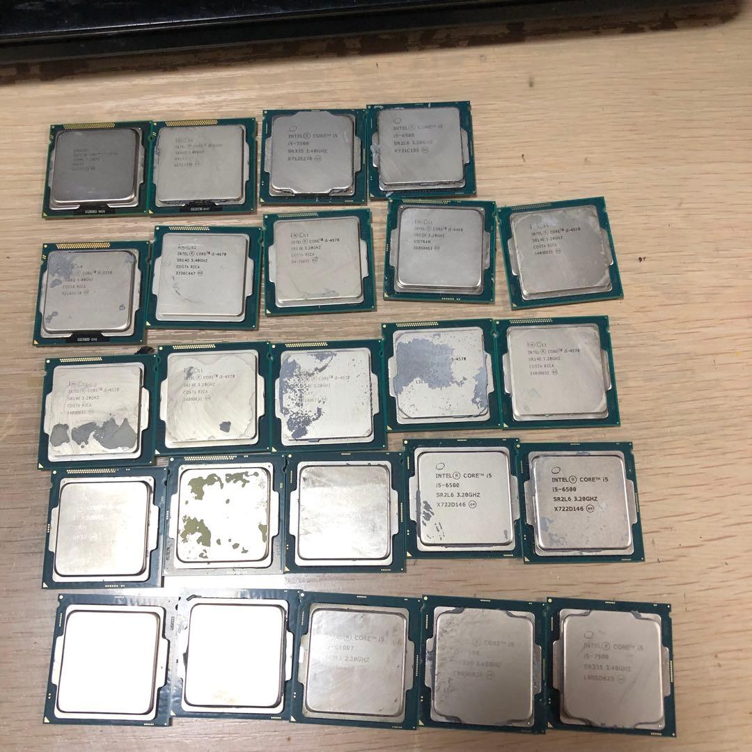 1020 Corei5 2世代 3世代 4世代 6世代 7世代 CPU 24個