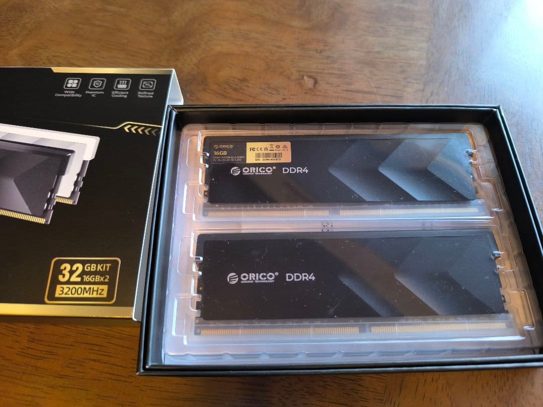 メモリー ORICO DDR4 32GB (2x16GB) 3200MHz