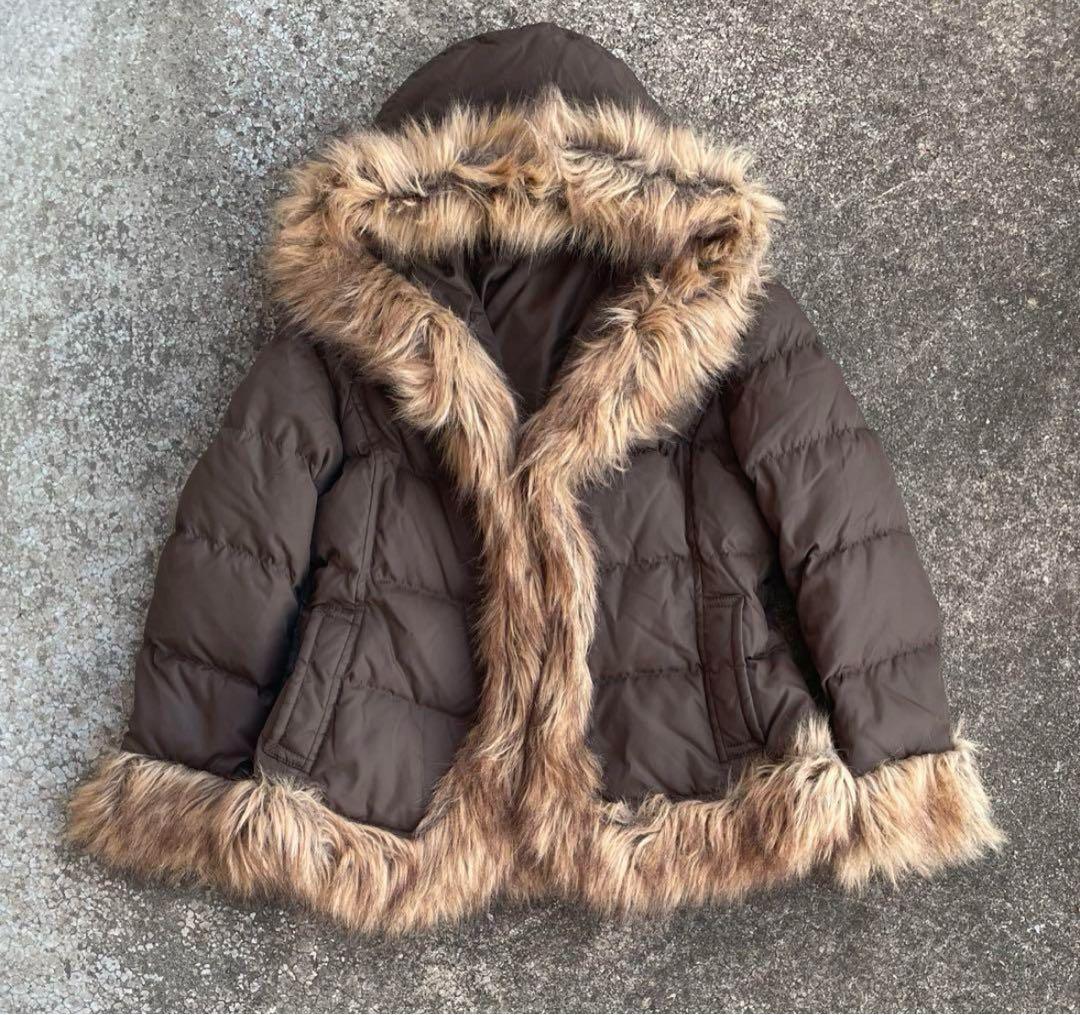 ジャケット・アウター 00s monster fur down jacket opium Y2K