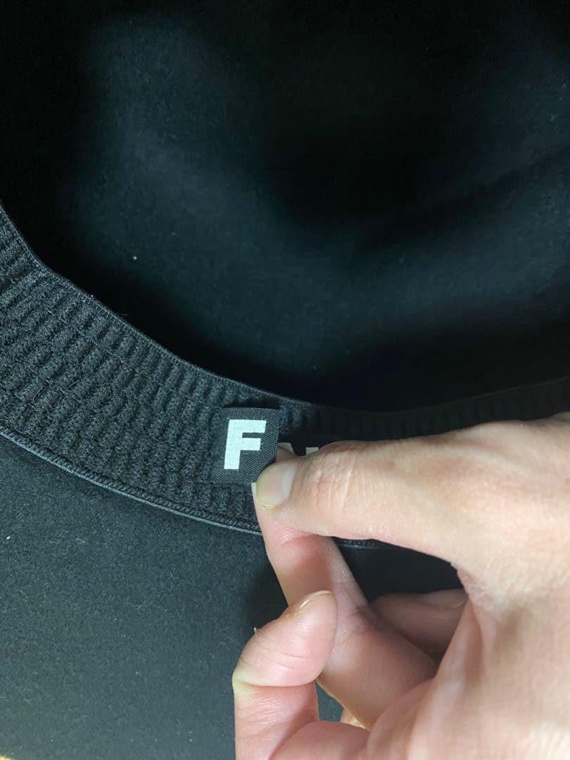 KAKOI 中折れハット　ブラック