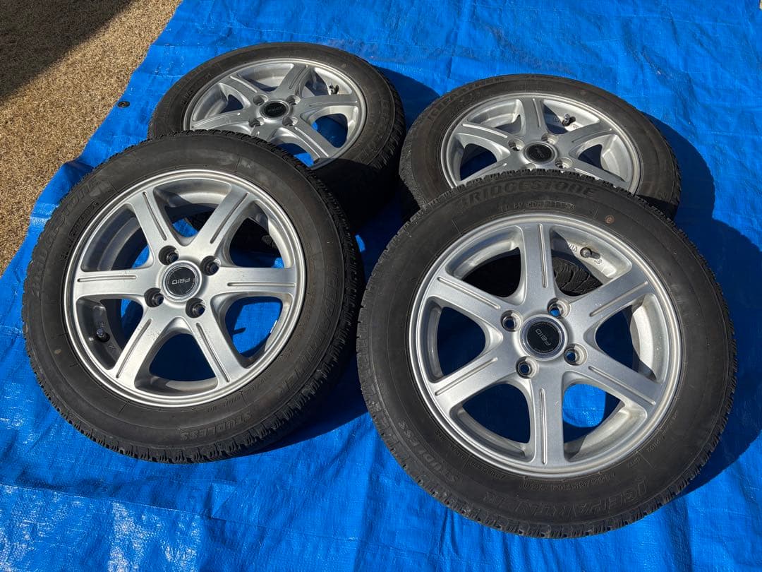 14インチ スタッドレスホイールセット 155/65R14【週末値下げ中】