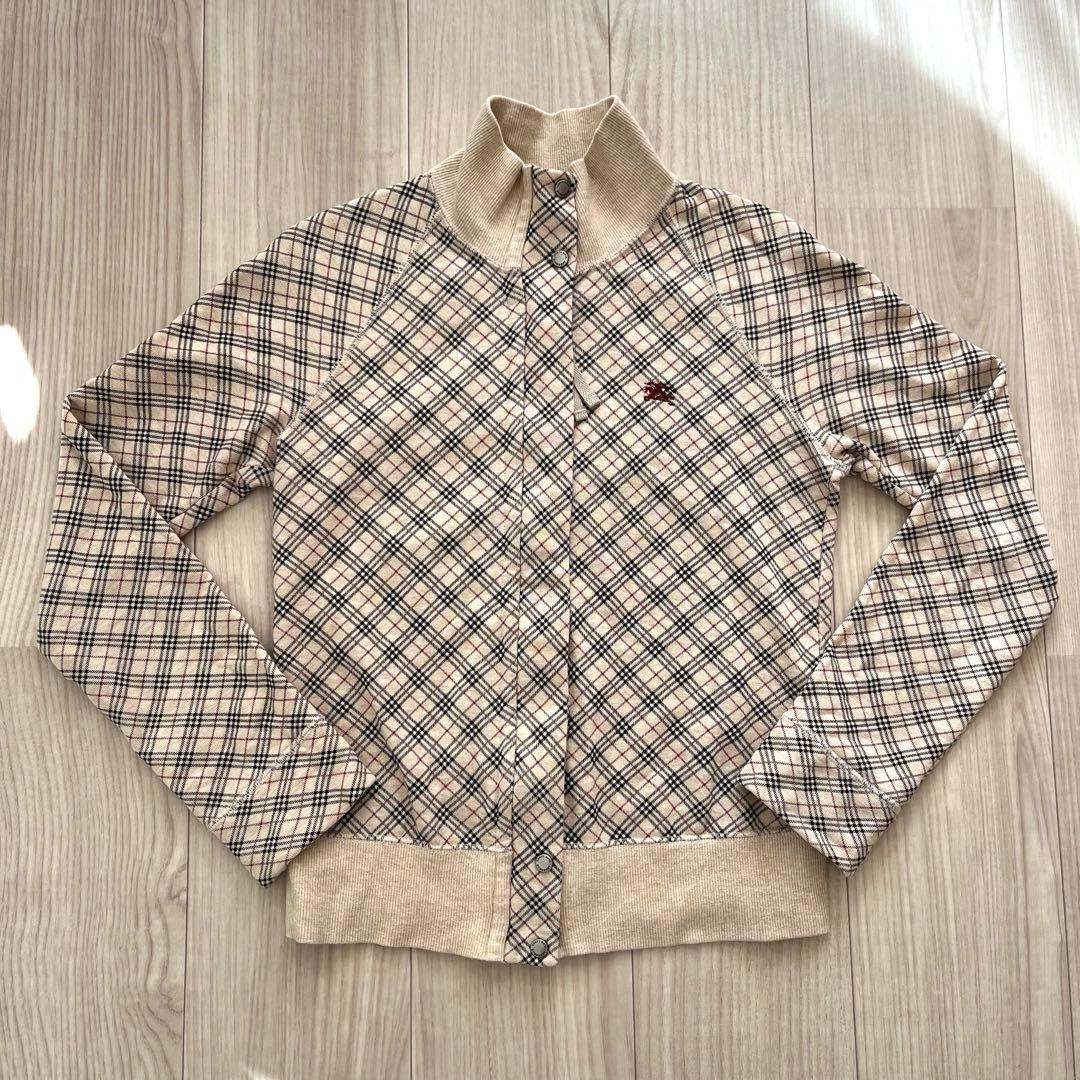 BURBERRY ブルーレーベル ノバチェック フルジップジャケット y2k