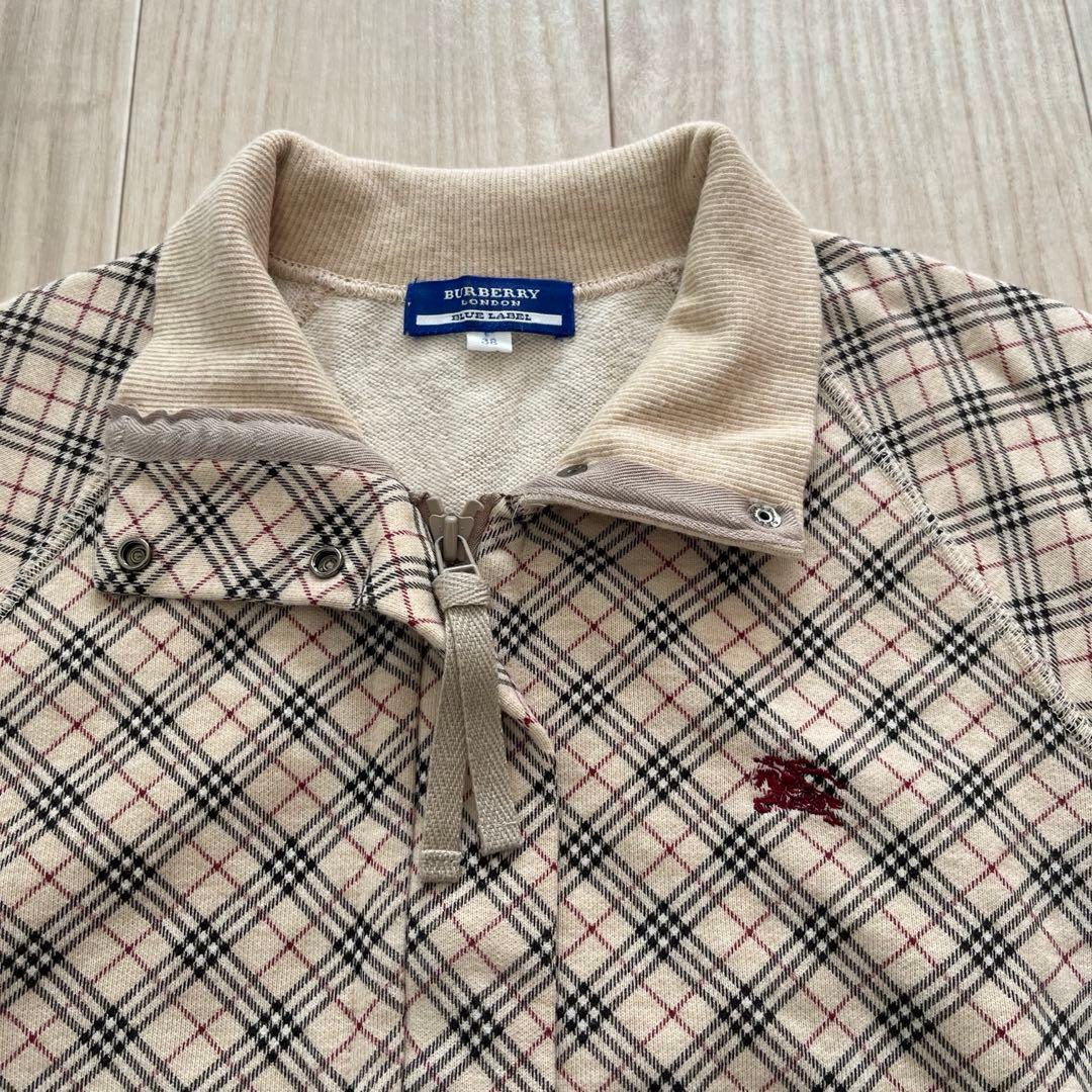 BURBERRY ブルーレーベル ノバチェック フルジップジャケット y2k